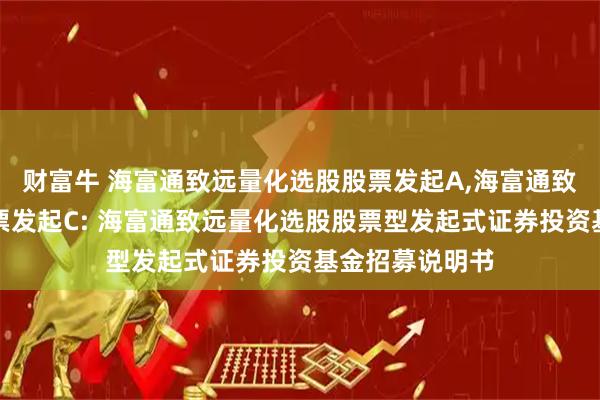 财富牛 海富通致远量化选股股票发起A,海富通致远量化选股股票发起C: 海富通致远量化选股股票型发起式证券投资基金招募说明书