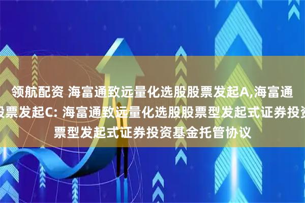 领航配资 海富通致远量化选股股票发起A,海富通致远量化选股股票发起C: 海富通致远量化选股股票型发起式证券投资基金托管协议